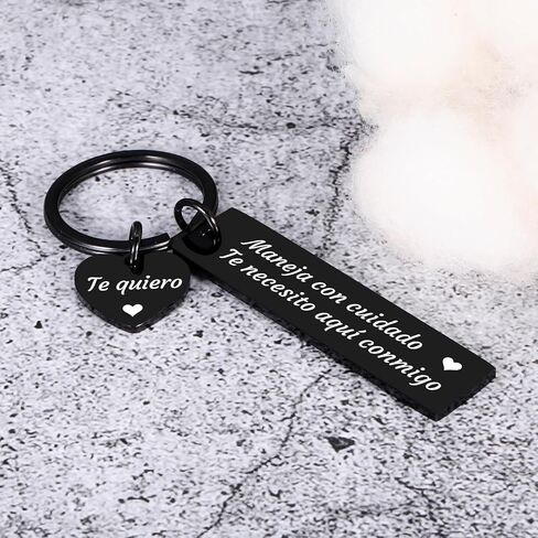 FANICE EOS هدايا عيد الحب للزوج الصديق، سلسلة المفاتيح الإسبانية، أحبك هدايا له، هدية زفاف الذكرى السنوية للرجال والنساء، هدية عيد ميلاد للصديقات والزوجة والأزواج عيد الميلاد in Kuwait