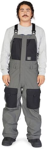 DC Shadow Bib Mens Snowboard Pants Dark Shadow Sz in Saudi Arabia