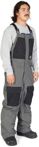 DC Shadow Bib Mens Snowboard Pants Dark Shadow Sz in Saudi Arabia