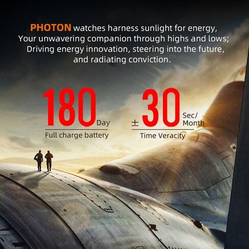 AREXTN Solar Powered Military Watch for Men, Rotating Bezel, Waterproof 164FT, Luminous, Silicone Strap in Saudi Arabia