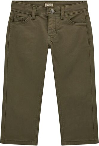 Guess Boys Garment Dye Stretch Sateen Straight Pant in Saudi Arabia