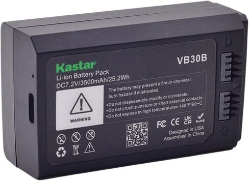 حزمة بطارية KASTAR 1 عبوة استبدال GODOX VB30 VB-30 VB30B VB-30B بطارية ، Godox V1 VB26 VB-26 VB26A VB-26A VB26B VB-26B ، بطارية Godox Round Head Flash V1Pro V1 Pro Head Flash in Kuwait