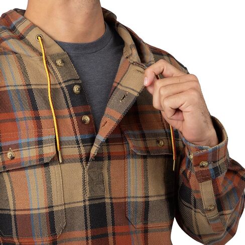 Field & Stream Mens Raghorn Flannel Hoodie in Saudi Arabia