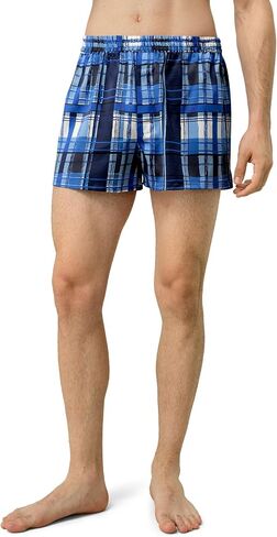 LilySilk Men Silk Boxer Checked Mulberry Silk Underwear Shorts Night Sleep Bottoms in Saudi Arabia