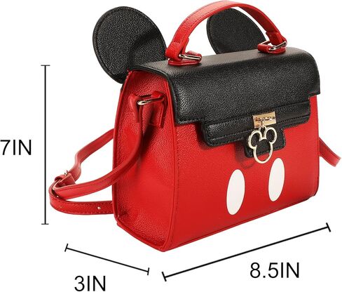 Mickey Mouse Mickey Pants Puff Head Metal Women's Handbag in Saudi Arabia