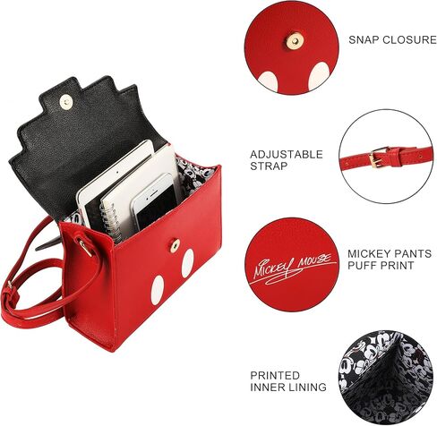 Mickey Mouse Mickey Pants Puff Head Metal Women's Handbag in Saudi Arabia