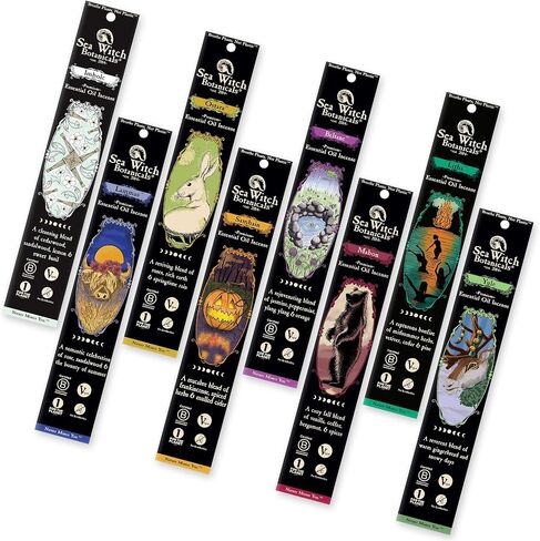 Sea Witch Botanicals Wheel of The Year Incense Collection | All-Natural Essential Oil Blends | 8 Boxes of 20 Incense Sticks | Non-Toxic | Ritual and Relaxation in Saudi Arabia