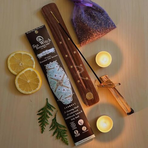 Sea Witch Botanicals Wheel of The Year Incense Collection | All-Natural Essential Oil Blends | 8 Boxes of 20 Incense Sticks | Non-Toxic | Ritual and Relaxation in Saudi Arabia