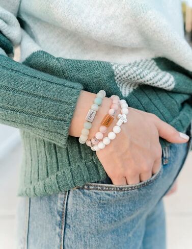 Elevated Faith Classic White Cross Bracelet in Saudi Arabia