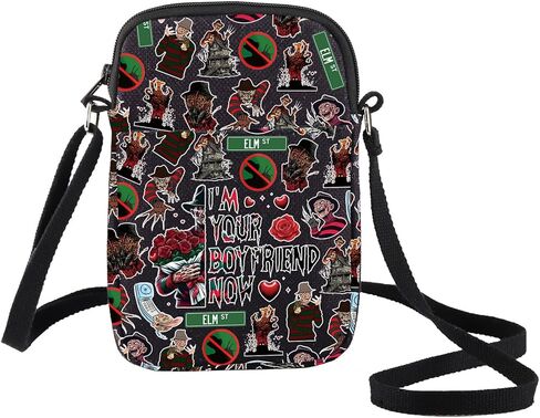 BWWKTOP killer Movie Crossbody Bag Killer Fans Gifts I'm Your Boyfriend Now Shoulder Bag Nightmare killer Merch in Saudi Arabia
