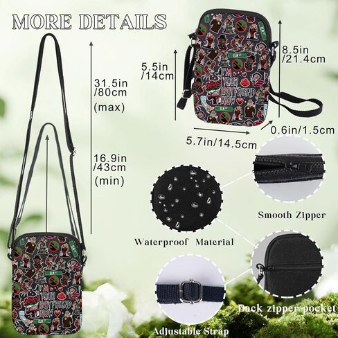 BWWKTOP killer Movie Crossbody Bag Killer Fans Gifts I'm Your Boyfriend Now Shoulder Bag Nightmare killer Merch in Saudi Arabia