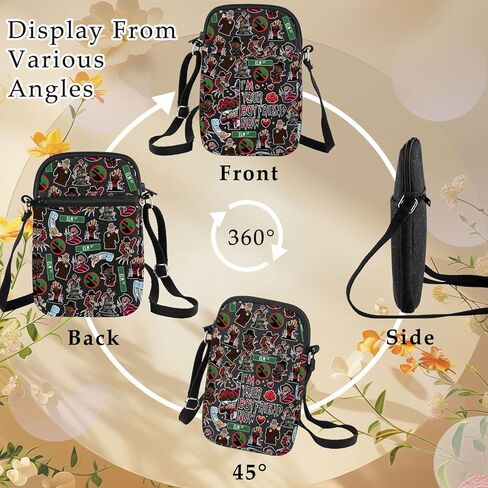 BWWKTOP killer Movie Crossbody Bag Killer Fans Gifts I'm Your Boyfriend Now Shoulder Bag Nightmare killer Merch in Saudi Arabia