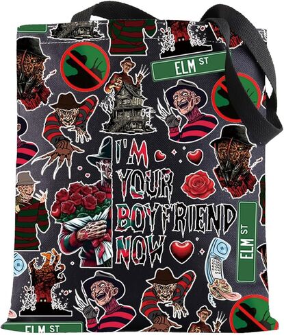 BWWKTOP killer Movie Crossbody Bag Killer Fans Gifts I'm Your Boyfriend Now Shoulder Bag Nightmare killer Merch in Saudi Arabia