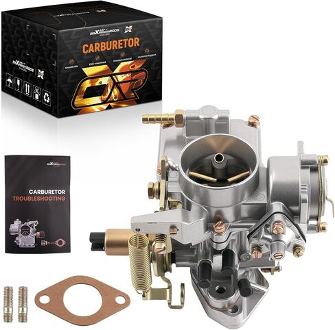 maXpeedingrods 34 PICT-3 Carburetor 113129031K for VW Beetle/Super Beetle 1971-1979,Thing/Karmann Ghia/Squareback/Transporter, for Volkswagen Dual Port 1600cc Air Cooled Type 1 Engine, Automatic Choke in Saudi Arabia