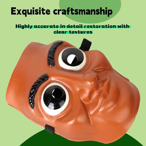 VORBOOTEX Tung Tung Tung Sahur Mask - Christmas party Full Face Scary Demon Beast Cosplay Costume Prop, Creepy Distorted Design for Haunted Houses & Spooky Party Pranks in Saudi Arabia