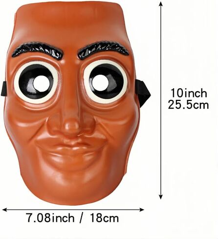 VORBOOTEX Tung Tung Tung Sahur Mask - Christmas party Full Face Scary Demon Beast Cosplay Costume Prop, Creepy Distorted Design for Haunted Houses & Spooky Party Pranks in Saudi Arabia