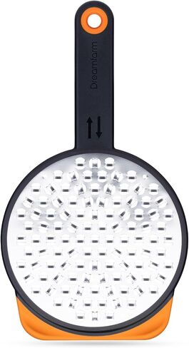 دريم فارم 3 ملم أوغرات – متوسط ​​| مبشرة طعام الجبن سهلة السرعة مع شفرات ثنائية الاتجاه لبشر فعال | أداة Zester سهلة الاستخدام | قدم غير قابلة للانزلاق لتحكم أكثر أمانًا وأسهل | غطاء الشفرة | أصفر in Kuwait