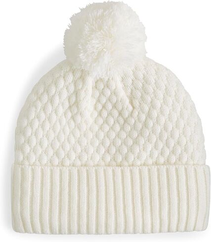 Puma Golf Women's WRMLBL POM Beanie, Warm White in Saudi Arabia