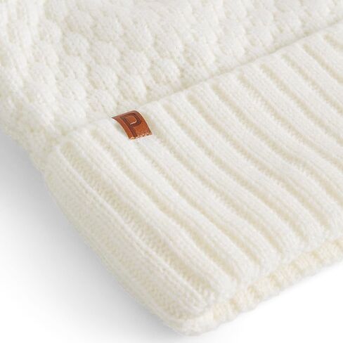 Puma Golf Women's WRMLBL POM Beanie, Warm White in Saudi Arabia