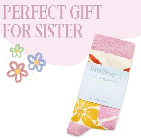 InnoBeta Thank You Socks Appreciation Gifts for Women, One Size Crew Socks for Coworker Therapist Employee Friends Teachers - Thank you for being awesome in Saudi Arabia
