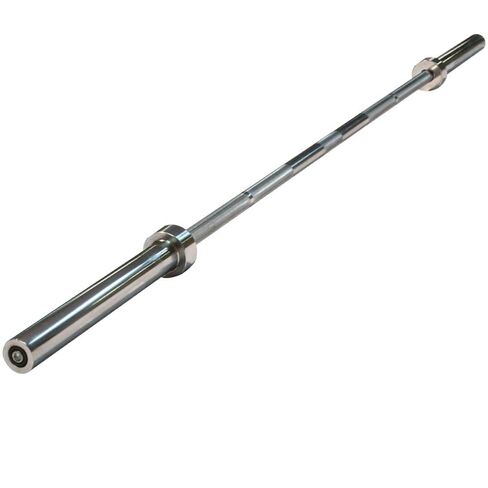 Body-Solid Tools (OB86FG) Fat Grip Olympic Barbell, 2-Inch Thick Grip Weight Bar for Enhanced Forearm Strength, 600 lbs Capacity, 29lb Barbell Weight for Bench Press, Squats, Deadlifts, and Rows in Kuwait
