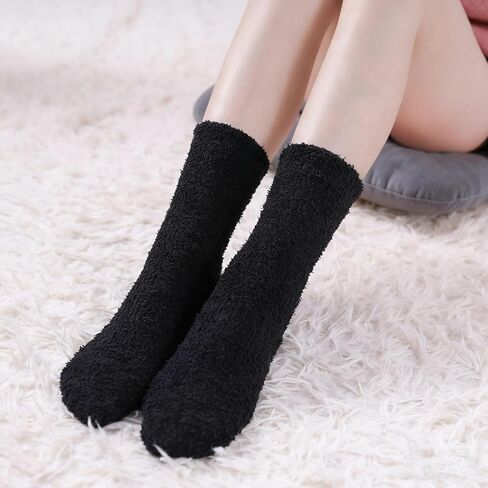 Fuzzy Socks for Women, Soft Warm Cozy Socks for Sleeping, Fluffy Winter Sock Indoor & Outdoor Wear in Saudi Arabia