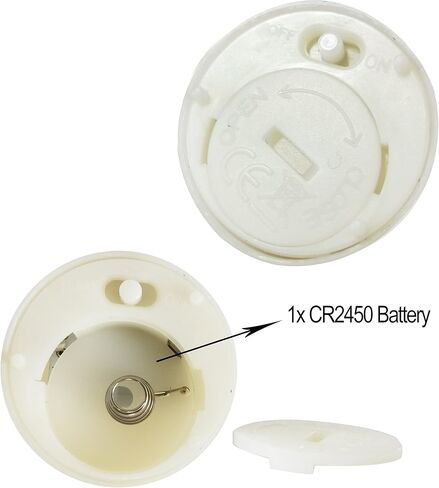 iZAN 6 PCS Flameless LED Battery Operated Tealight Candles with Remote and Timer Flickering Electric Decorative Tea Lights for Christmas Home Party Wedding Decorations 1.5"x1.6" Batteries Included in Saudi Arabia