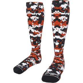 جوارب Boombah Digital Camo Baseball Fastpitch Softball فوق الساق تحت الركبة، مقاسات الشباب والكبار، ألوان الفريق in Kuwait