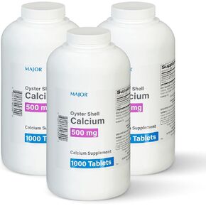 Oyster Shell Calcium Tablets, 500mg, 1000ct in Kuwait