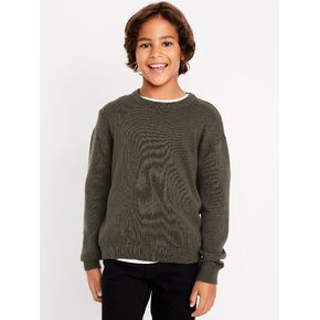 Old Navy Crew-Neck Sweater for Boys - Dark Green in Kuwait