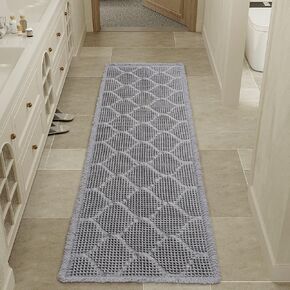 سجادة عداء غير قابلة للترقية ، حصيرة حمام وافل قابلة للغسل ، سجادة حمام جاف سريعة لأرضية الحمام ، عداء المطبخ الفائق للوصول ، بني ، 24 "x72" (2'x6 ') in Kuwait