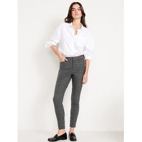 Old Navy High-Waisted Pixie Skinny Ankle Pants - Gray Plaid in Kuwait