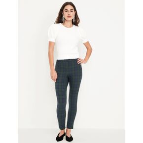Old Navy High-Waisted Pixie Skinny Ankle Pants - Navy Plaid in Kuwait