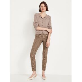 Old Navy High-Waisted Pixie Skinny Ankle Pants - Brown Plaid in Kuwait