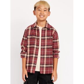 قميص فلانيل منقوش بجيب كم طويل للاولاد من Old Navy - نبيتي منقوش in Kuwait