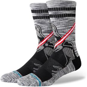 Stance Usisex Darth Crew Black MD (حذاء الولايات المتحدة للرجال 6-8.5 ، حذاء نسائي 8-10.5) بحجم واحد in Saudi Arabia