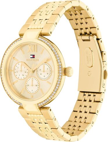 Tommy Hilfiger Classic Multi-Function Quartz Watch - Stainless Steel Wristwatch for Women, Water Resistant Up to 3 ATM/30 Meters - Premium Fashion Timepiece with Day to Night Versatility - 36mm in Saudi Arabia