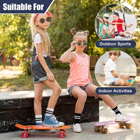 GENTABY 12 Pairs Boys Toddler Socks, Crew Kids Socks Breathable Athletic Sock with Retro Stripes (1-12 Years) in Saudi Arabia
