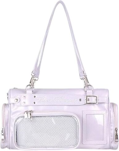 Kawaii Ita Tote Shoulder Bag – Cute Y2k Boston Bag Harajuku Pins Display Underarm Sling Purse Coquette Itabag in Saudi Arabia