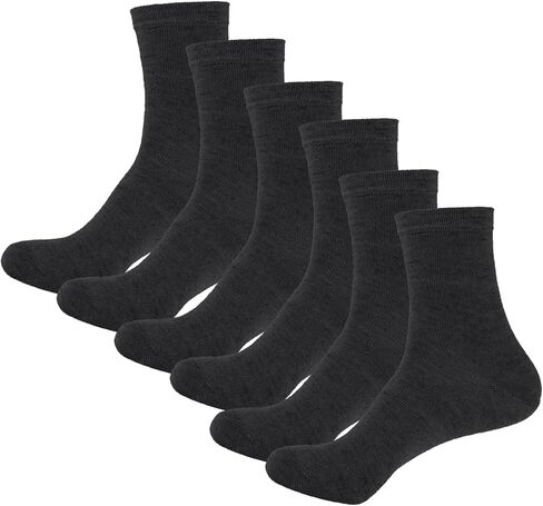 Najia Symbol 88% Linen Crew Dress Socks for Men and Women Durable Cool Comfortable Golf Socks for All Day Wear 6 Pairs Pack in Saudi Arabia