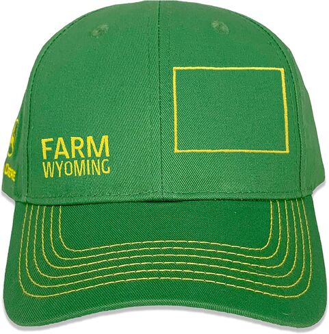 John Deere Toddler Farm State Pride State Outline Youth Children's Full Twill Hat, Maine in Saudi Arabia