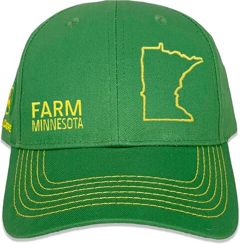 John Deere Toddler Farm State Pride State Outline Youth Children's Full Twill Hat, Maine in Saudi Arabia