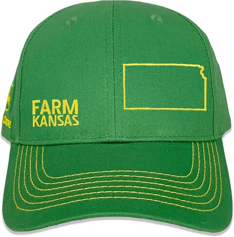 John Deere Toddler Farm State Pride State Outline Youth Children's Full Twill Hat, Maine in Saudi Arabia