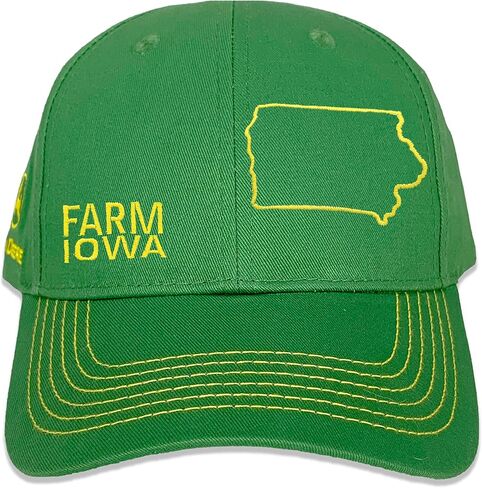 John Deere Toddler Farm State Pride State Outline Youth Children's Full Twill Hat, Maine in Saudi Arabia