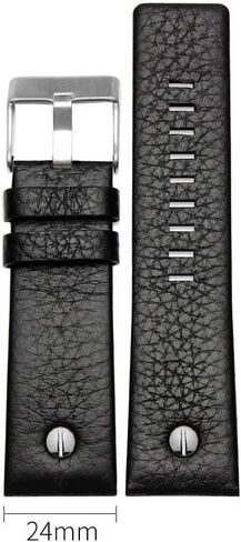 Calfskin Leather Watch Band Suitable for Men's Diesel Watches in Saudi Arabia