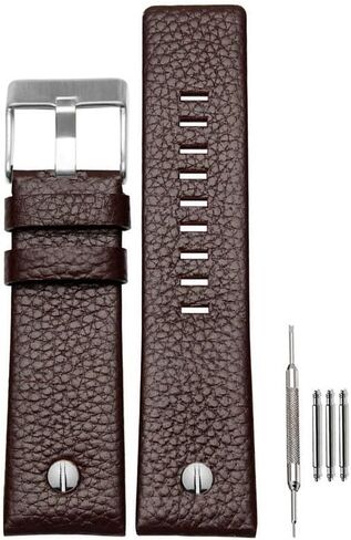 Calfskin Leather Watch Band Suitable for Men's Diesel Watches in Saudi Arabia