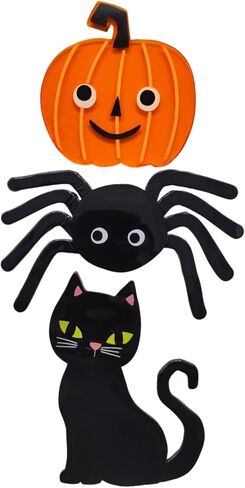 Gift&Fun 6 Sheets Gel Window Clings (Halloween Window Gel Cling Glow in The Dark) in Saudi Arabia