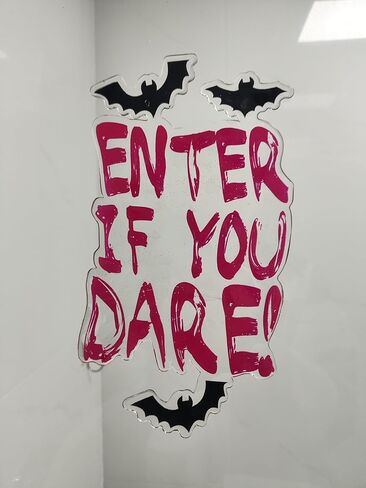 Gift&Fun 6 Sheets Gel Window Clings (Halloween Window Gel Cling Glow in The Dark) in Saudi Arabia