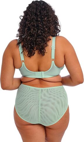Elomi Women's Brianna Plus Size Underwire Padded Half-Cup Bra, Frozen, 42H in Saudi Arabia