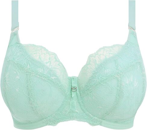 Elomi Women's Brianna Plus Size Underwire Padded Half-Cup Bra, Frozen, 42H in Saudi Arabia